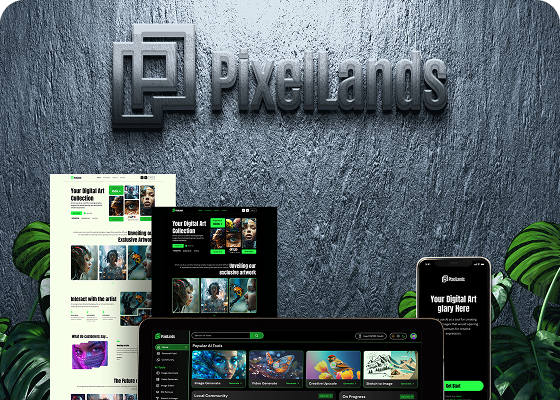 Pixelend Landing Project